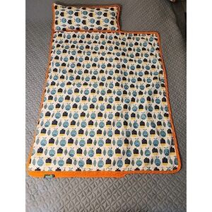 Kid's Biloban Toddler‎ Nap Mat with Pillow & Blanket 21" x 50", Fish